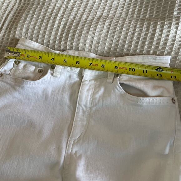 Rag & Bone Premium Denim High Rise Ankle Skinny Jeans Minimalist White Size 26 - Picture 15 of 15